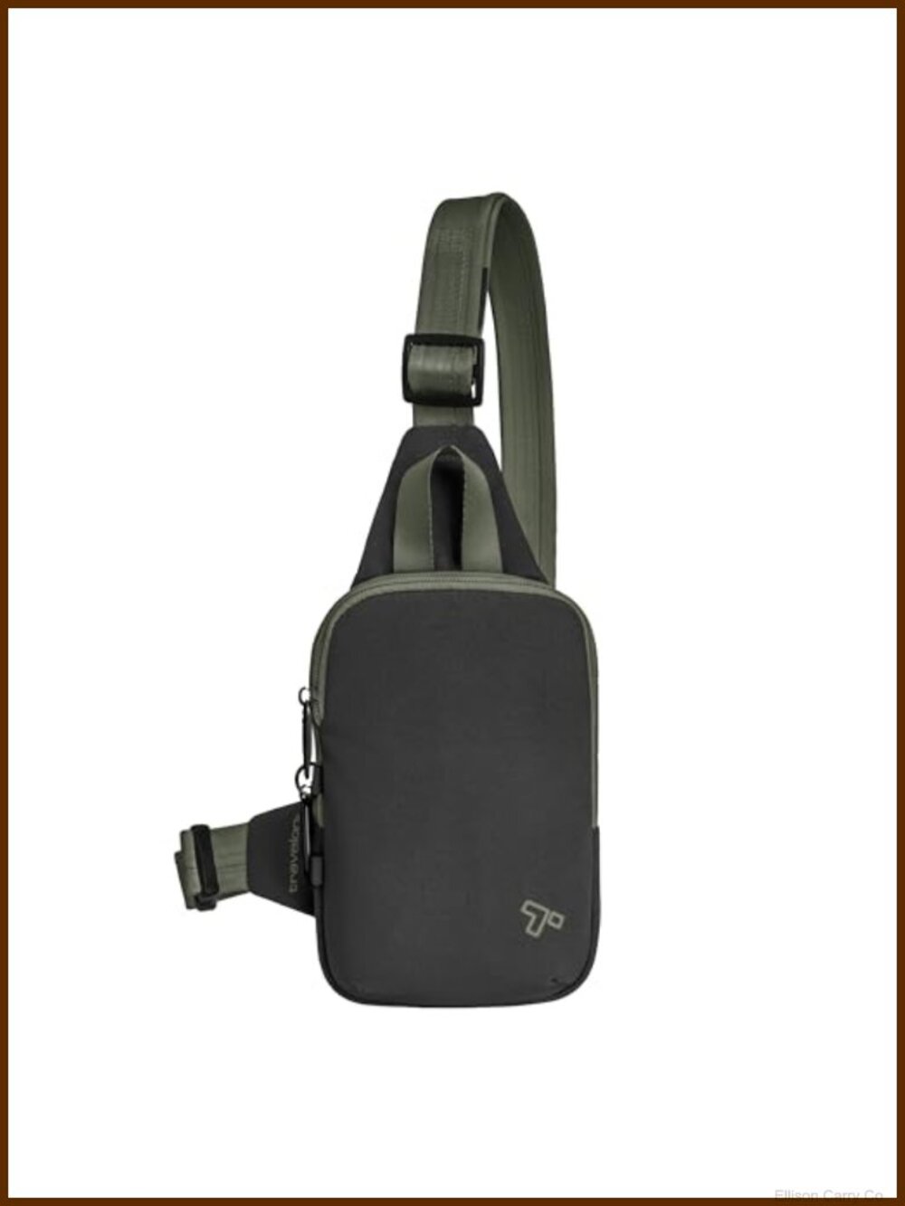 Anti-Theft Compact Sling Crossbody Bag RFID Locking Travel